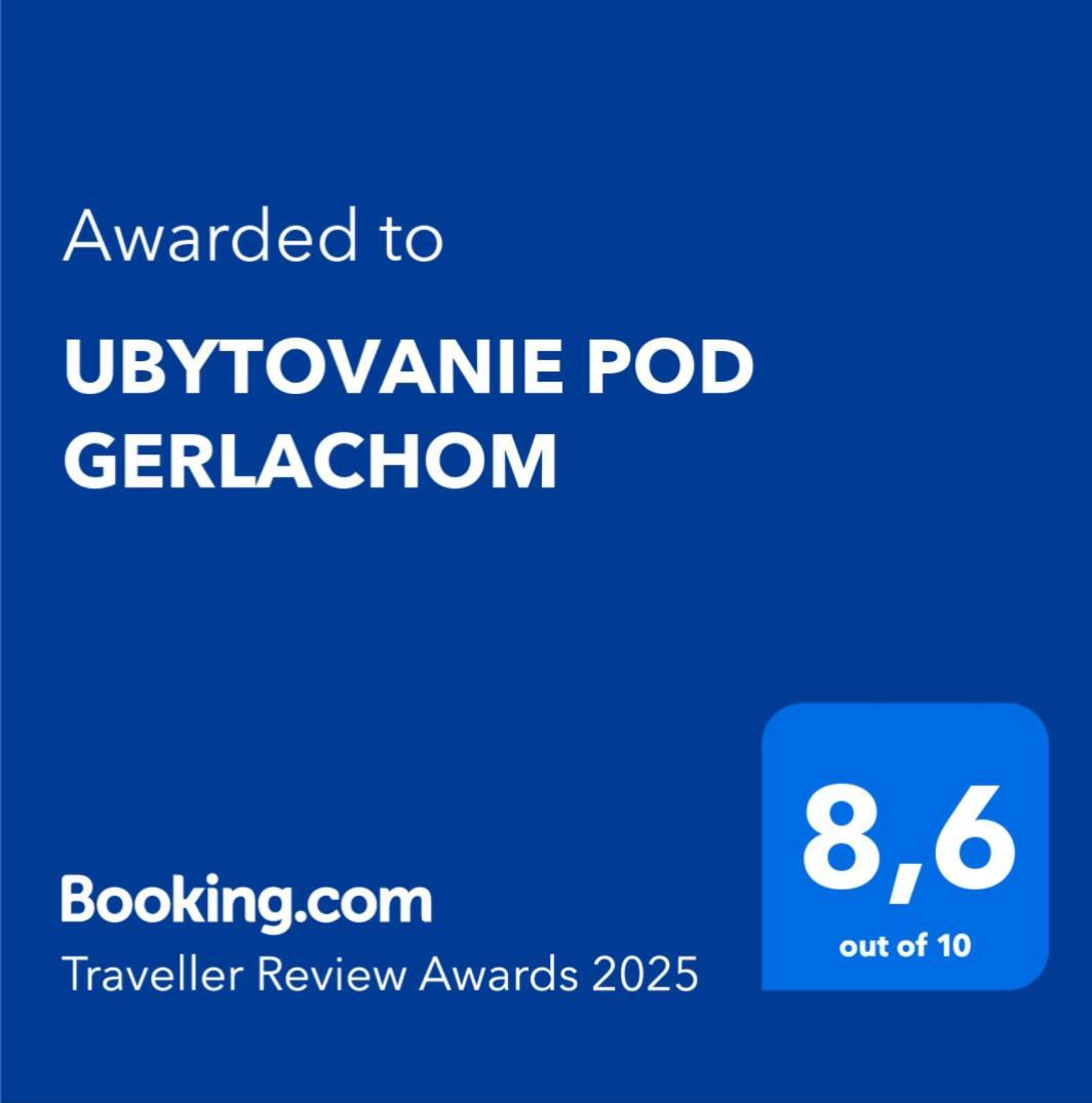 Ubytovanie Pod Gerlachom Vysoké Tatry Exterior foto